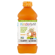 Kinderlyte Orange Natural Oral Electrolyte Solution, 33.8 fl oz