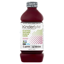 Kinderlyte Natural Oral Electrolyte Solution Wild Berry, 33.8 Fluid ounce