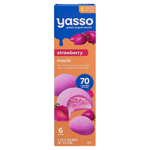 Yasso Greek Yogurt Mochi, Strawberry Mochi