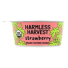 Harmless Harvest Strawberry Organic Cultured Coconut, 4.4 oz