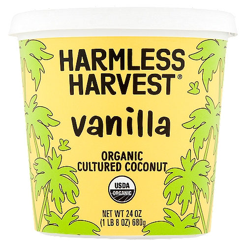 Harmless Harvest Vanilla Organic Cultured Coconut, 24 oz