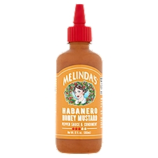 Melinda's Habanero Honey Mustard, Pepper Sauce & Condiment, 12 Fluid ounce