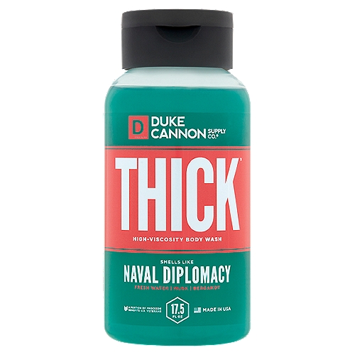 Duke Cannon Supply Co. Thick Stock No. 013 High-Viscosity Body Wash, 17.5 fl oz
