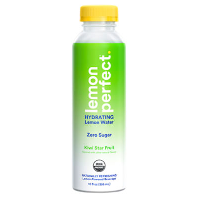 Lemon Perfect Hydrating Kiwi Star Fruit Zero Sugar Lemon-Powered Beverage, 12 fl oz