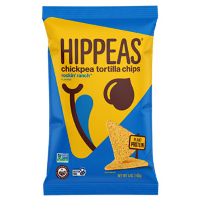Hippeas Rockin' Ranch Flavored Chickpea Tortilla Chips, 5 oz