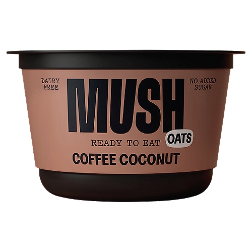 Mush Oats Coffee Coconut Oats, 5 oz