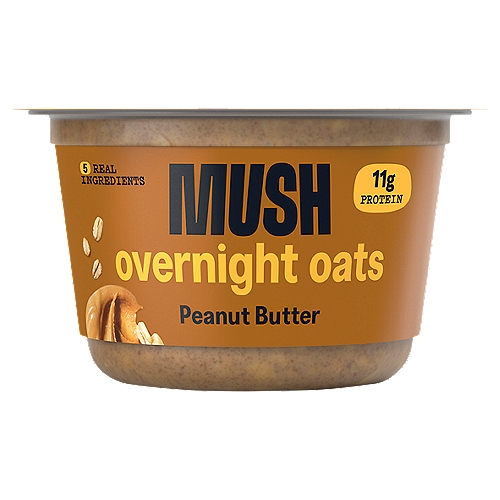 Mush Peanut Butter Overnight Oats, 5 oz