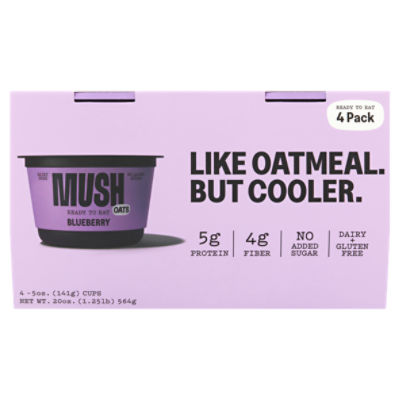 Mush Blueberry Oats, 5 oz, 4 count