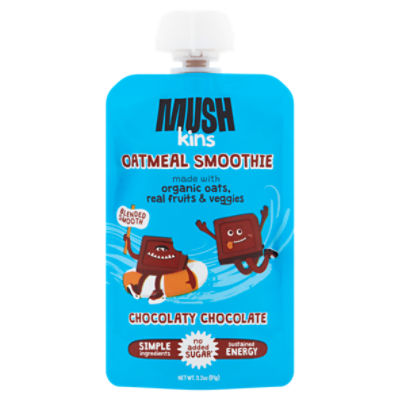 Mushkins Chocolaty Chocolate Oatmeal Smoothie, 3.2 oz