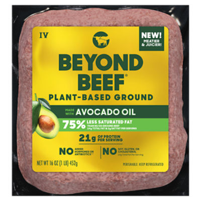 Beyond Meat Beyond Beef Plant-Based Ground Beef, 16 oz, 16 Ounce
