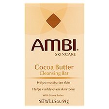 Ambi Skincare Cocoa Butter Cleansing Bar, 3.5 oz