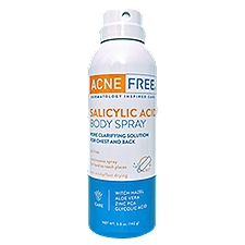 Acne Free Salicylic Acid Body Spray, 5.0 oz