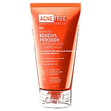 AcneFree Severe Acne Benzoyl Peroxide Deep Cleansing, Foaming Wash, 5 Fluid ounce