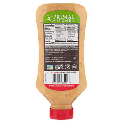 Primal Kitchen Chipotle Lime Real Mayonnaise Made with Avocado Oil, 17 fl oz