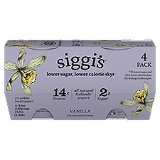 siggi's Vanilla (5.3oz) Skyr Icelandic Low-Fat Lower Sugar Yogurt 4ct Multipack