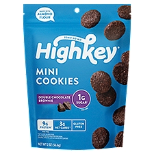 Highkey Double Chocolate Brownie Mini Cookies, 2 oz