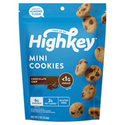 Highkey Chocolate Chip Mini Cookies, 2 oz