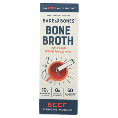 Instant Beef Bone Broth 4ct