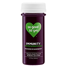 So Good So You Immunity Elderberry Blood Orange, Probiotic Juice Shot, 1.7 Fluid ounce