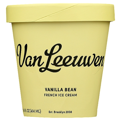 Van Leeuwen Vanilla Bean French Ice Cream, 14 fl oz
