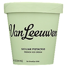 Van Leeuwen Sicilian Pistachio, French Ice Cream, 14 Fluid ounce