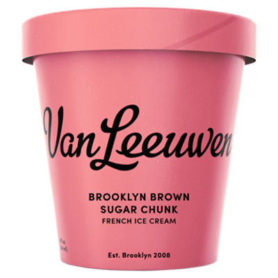 Van Leeuwen Brooklyn Brown Sugar Chunk French Ice Cream, 14 fl oz