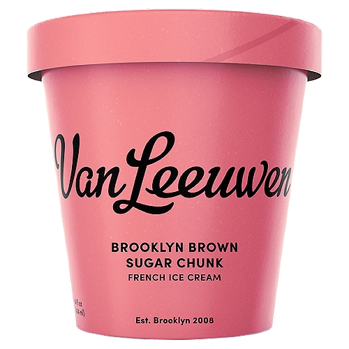 Van Leeuwen Brooklyn Brown Sugar Chunk French Ice Cream, 14 fl oz