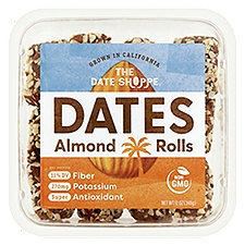 The Date Shoppe Dates Almond Rolls, 12 Ounce