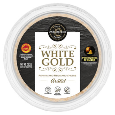 White Gold Grated Parmigiano Reggiano Cheese, 2.82 oz