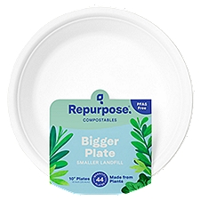 Repurpose Compostables 10'' Plates, 44 count