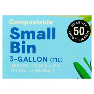 Repurpose® Compostable 3 gal Small Bin Bag