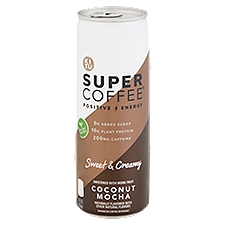 Kitu Super Coffee Coconut Mocha Enhanced Coffee Beverage, 11 fl oz