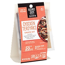 Asian Zest Chicken Teriyaki Sauce Kit, 10 Ounce