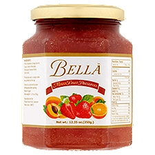 Bella Preserves Mixed Fruit, 12.3 Ounce