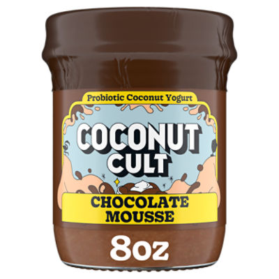 Coconut Cult Chocolate Mousse Probiotic Coconut Yogurt, 8 oz