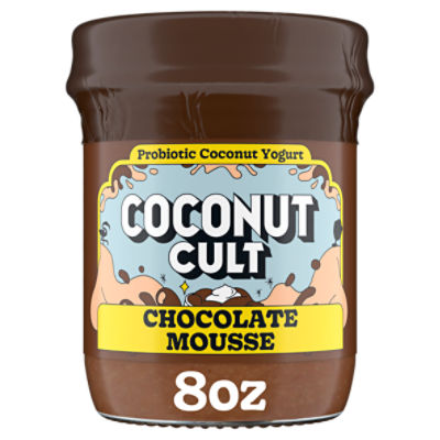 Coconut Cult Chocolate Mousse Probiotic Coconut Yogurt, 8 oz