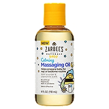 Zarbee's Naturals Baby Calming, Massaging Oil, 4 Fluid ounce