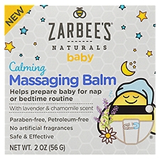 Zarbee's Naturals Baby Calming Massage Balm, 2 Ounce