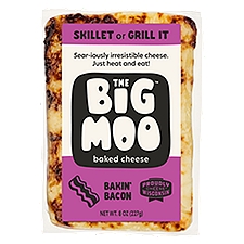 The Big Moo Bakin' Bacon Baked Cheese, 8 oz