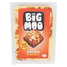 The Big Moo Bakin' Bacon Baked Cheese, 6 oz