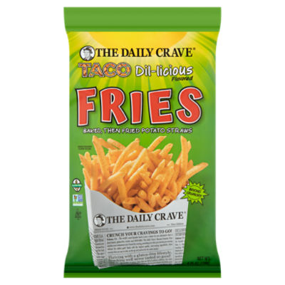 The Daily Crave Taco Dil-licious Flavored Fries, 4.25 oz