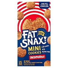 Fat Snax! Snickerdoodle Mini, Cookies, 5 Ounce