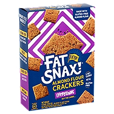 Fat Snax! Everything Almond Flour Crackers, 4.25 oz