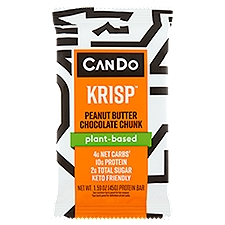 CanDo Krisp Peanut Butter Chocolate Chunk Protein Bar, 1.59 oz
