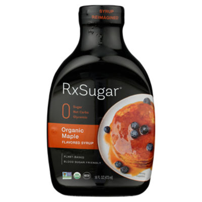RxSugar Organic Maple Flavored Syrup, 16 fl oz