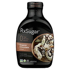 RxSugar Organic, Chocolate Syrup, 16 Fluid ounce