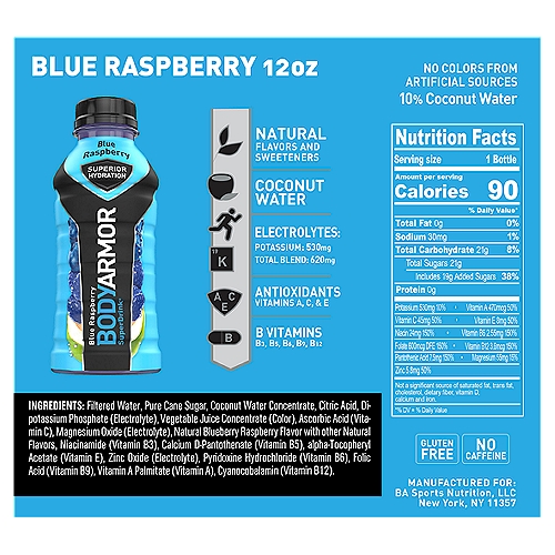 Bodyarmor Sports Drink Blue Raspberry