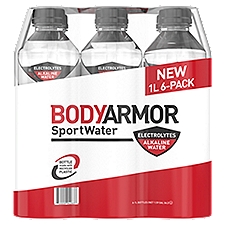 BODYARMOR SportWater Alkaline Water 1L, 6ct