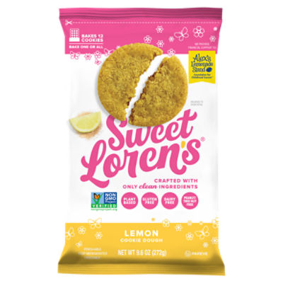 Sweet Loren's Lemon Cookie Dough, 12 count, 9.6 oz