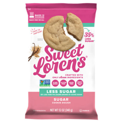 Sweet Loren's Less Sugar Sugar Cookie Dough, 12 oz